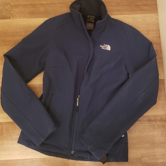 The North Face Navy Softshell Jacket Women’s XSP Fleece Lined - Picture 2 of 6